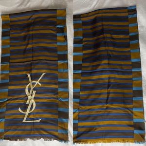 Vintage YSL Silk Scarf